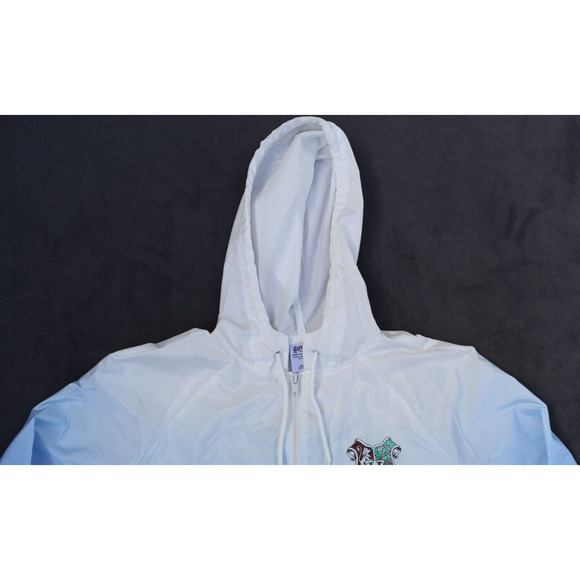 HARRY POTTER HOGWARTS Jacket/Wind Breaker. Light Weight Rain 1/2 Zip X-Small. - Picture 2 of 14